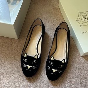 Charlotte Olympia Kitty Flats size 36.5